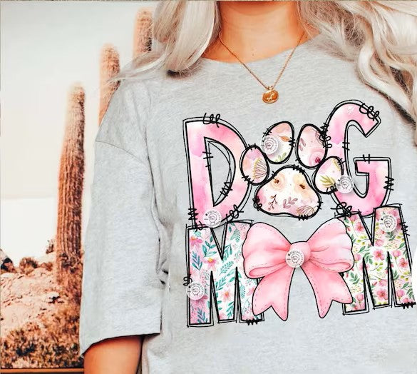 Dog Mom Bow Shirt